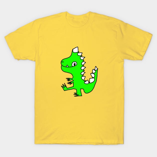 Here There Be Dragon T-Shirt by tomangleberger